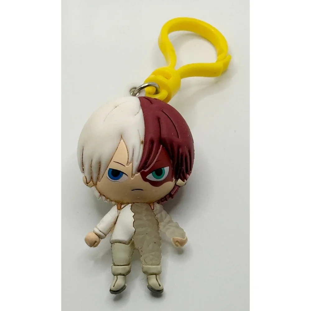 My Hero Academia Minifigure Keychain Clip Red & White